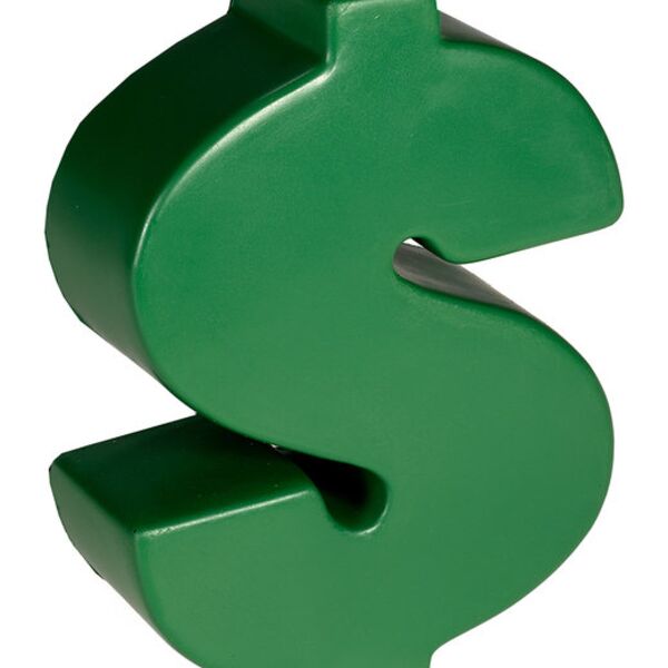 Dollar Money Sign Shape Stress Ball Thumbnail