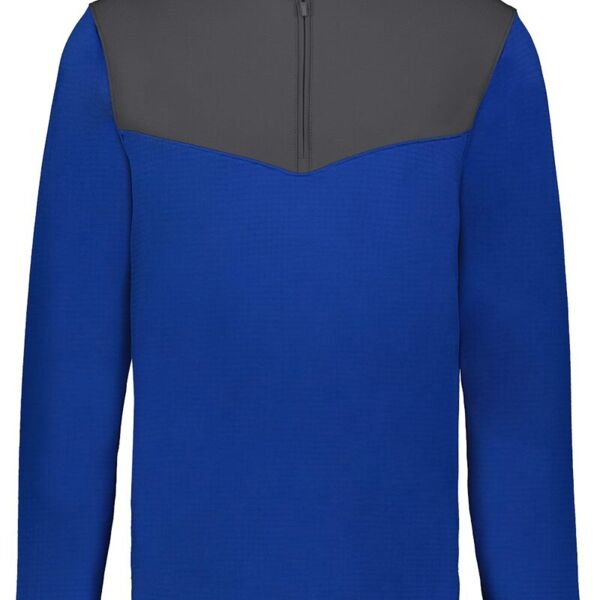 Unisex Sideline Grid Fleece Quarter-Zip Pullover Thumbnail